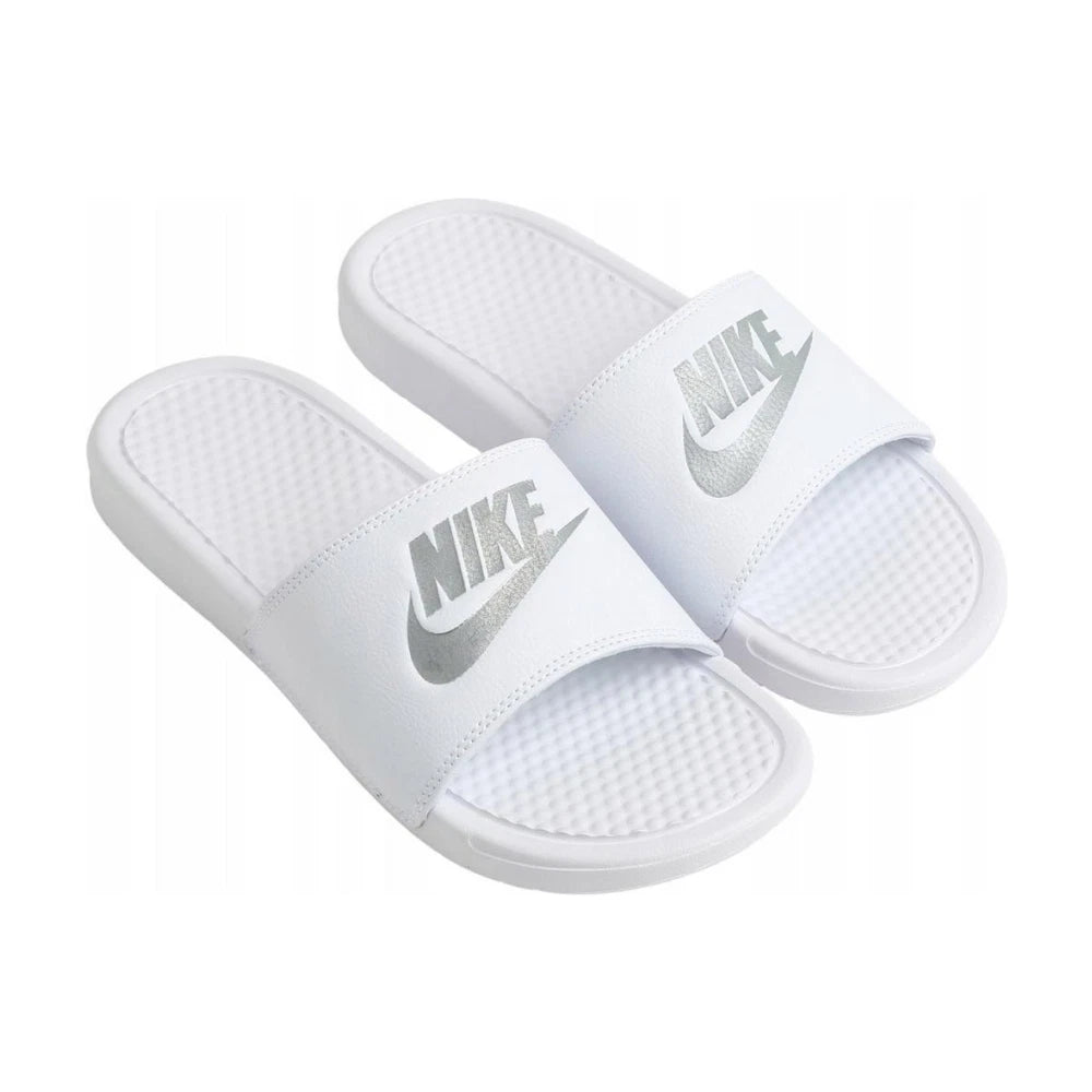 NIKE BENASSI JDI "Fehér-Ezüst" Férfi Papucs