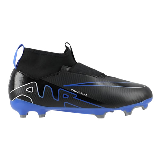 Nike Air Zoom Mercurial Superfly 9 Academy FG/MG "Fekete/króm" Gyerek Focicipő
