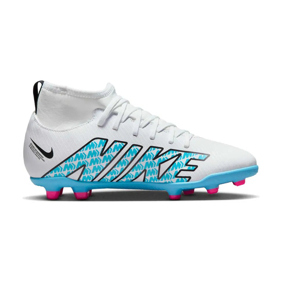 Nike JR Superfly 9 Club FG/MG "Fehér" Gyerek Focicipő