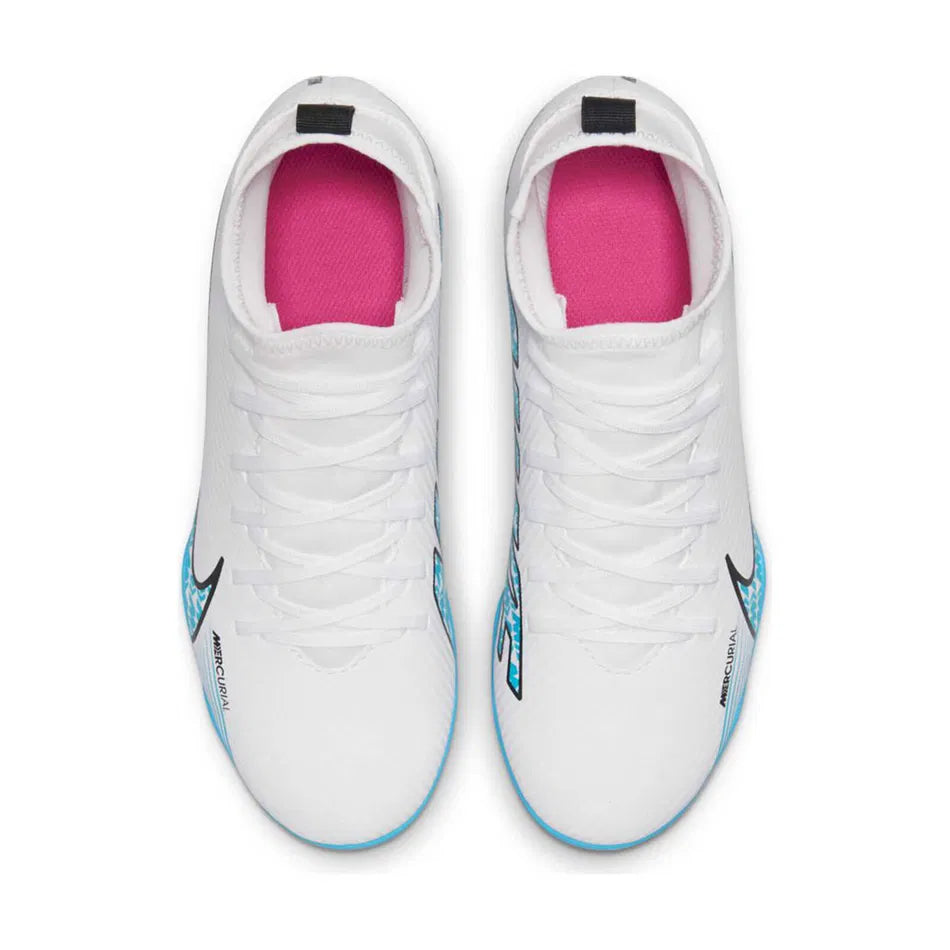 Nike JR Superfly 9 Club FG/MG "Fehér" Gyerek Focicipő