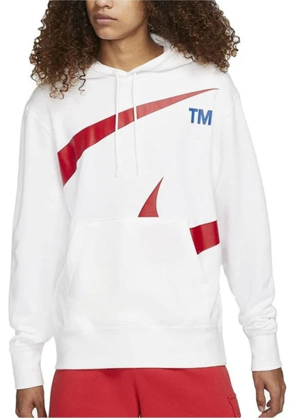 Nike Sportswear Big Swoosh Fehér Pulóver