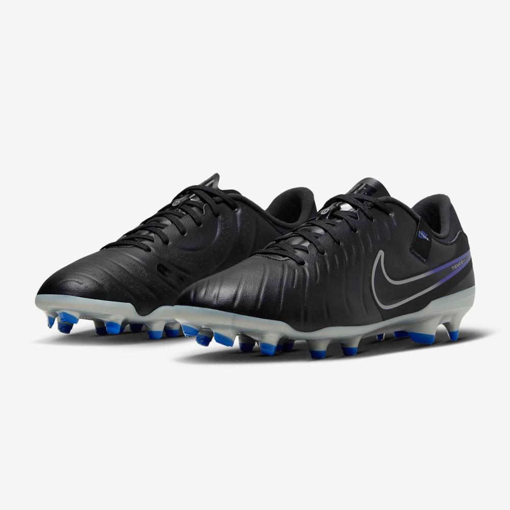 Nike Jr Legend 10 Club FG/MG Gyerek stoplis focicipő, fekete - kék