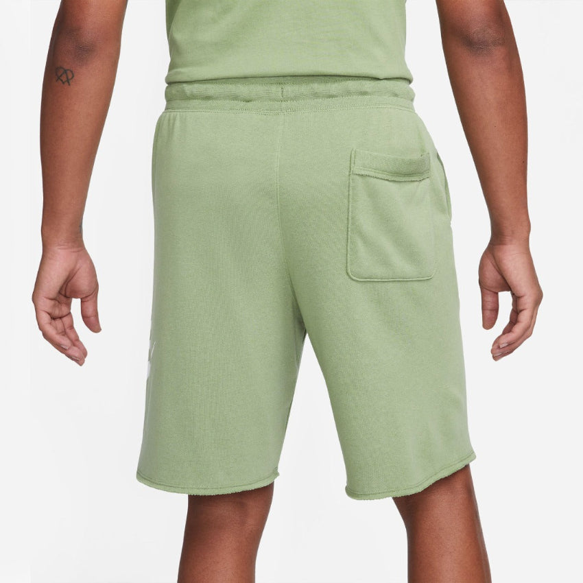 NIKE M NK CLUB ALUMNI HBR FT SHORT "Oliva" Férfi Rövidnadrág