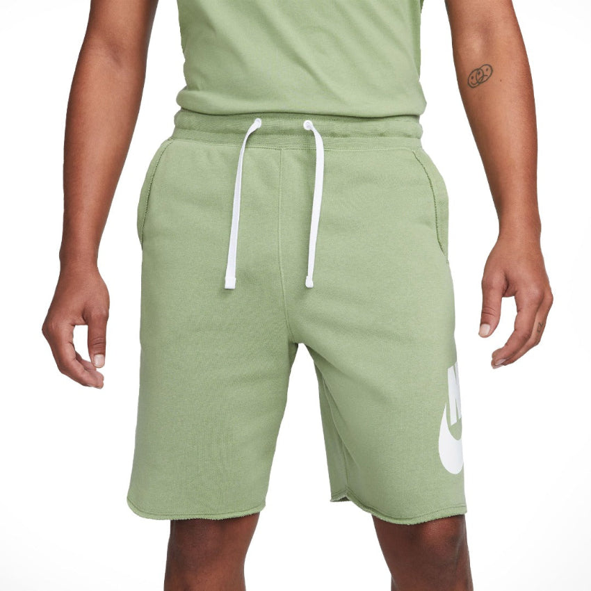 NIKE M NK CLUB ALUMNI HBR FT SHORT "Oliva" Férfi Rövidnadrág