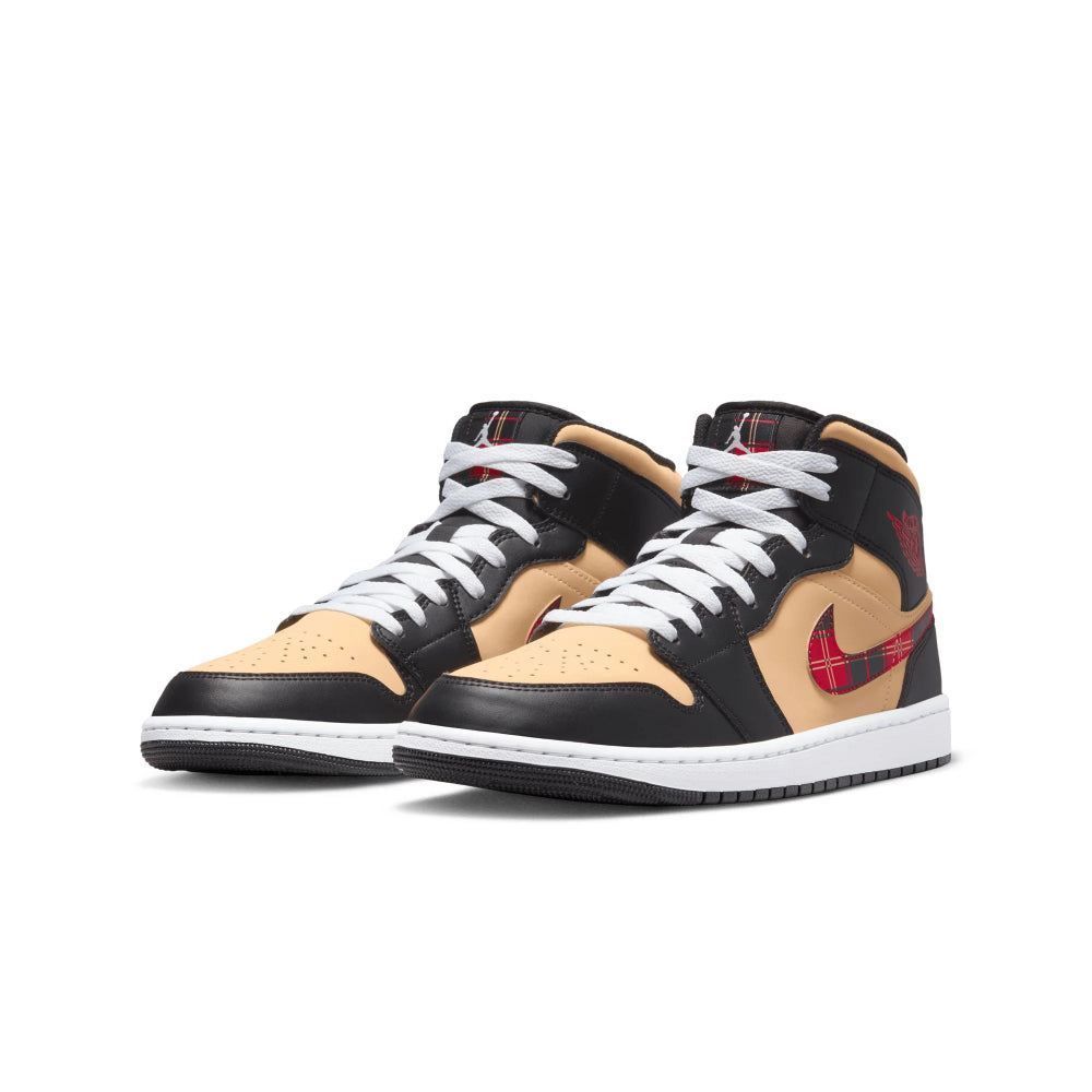 Jordan 1 Mid "Tartan Swoosh"