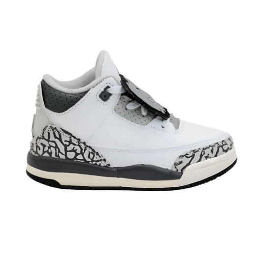 Air Jordan 3 Retro (TD) „Hide N' Sneak "Fehér" Gyerek Cipő