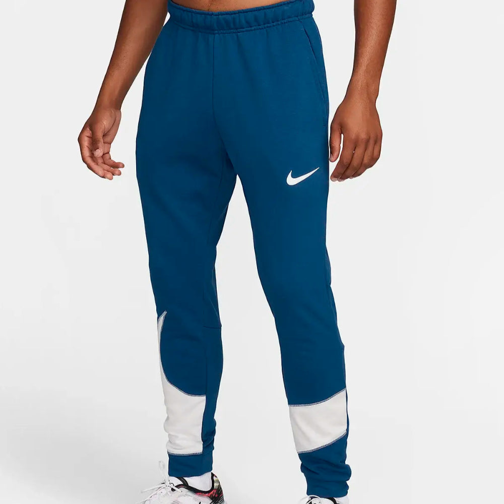 Nike Dri-FIT Férfi "Kék" Cipzáras Fitnesz Kapucnis Férfi Pamut Melegítő Szett