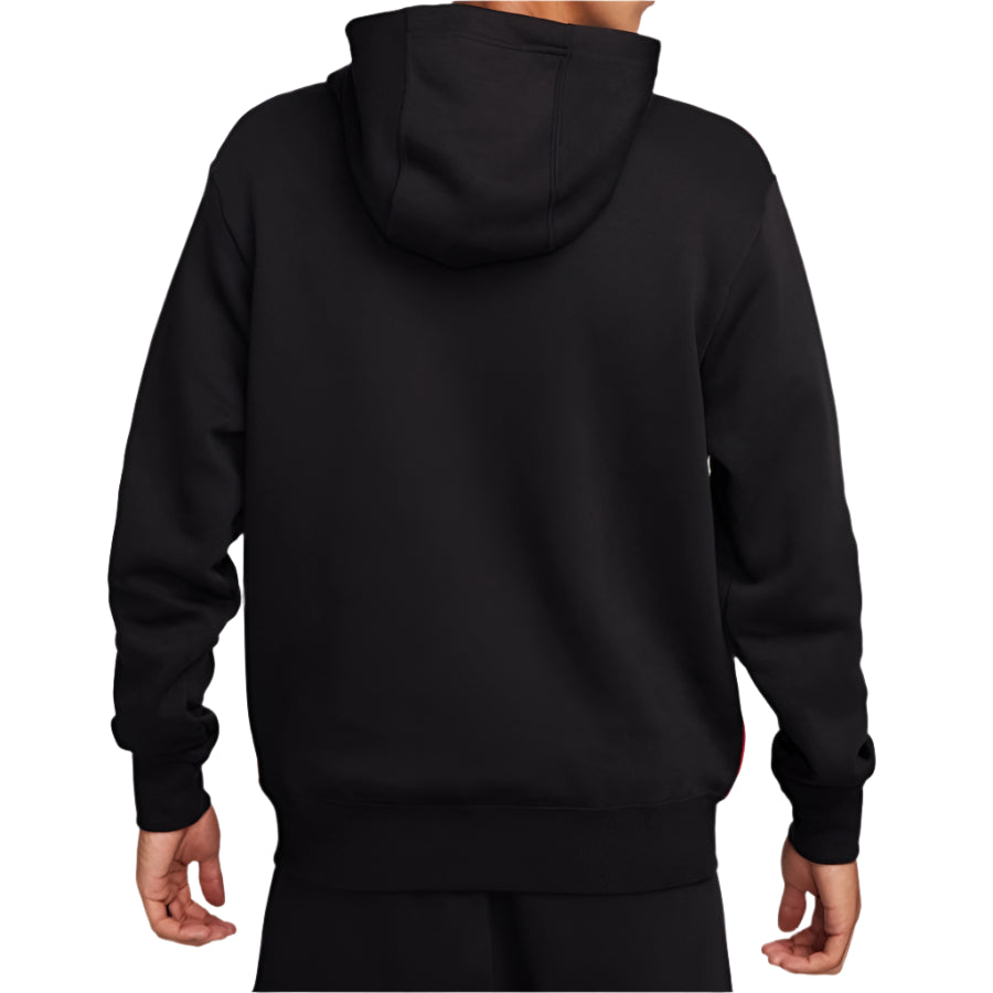 Nike NSW Air Po Hoodie Fleece "Fekete" Férfi Kapucnis Pulóver
