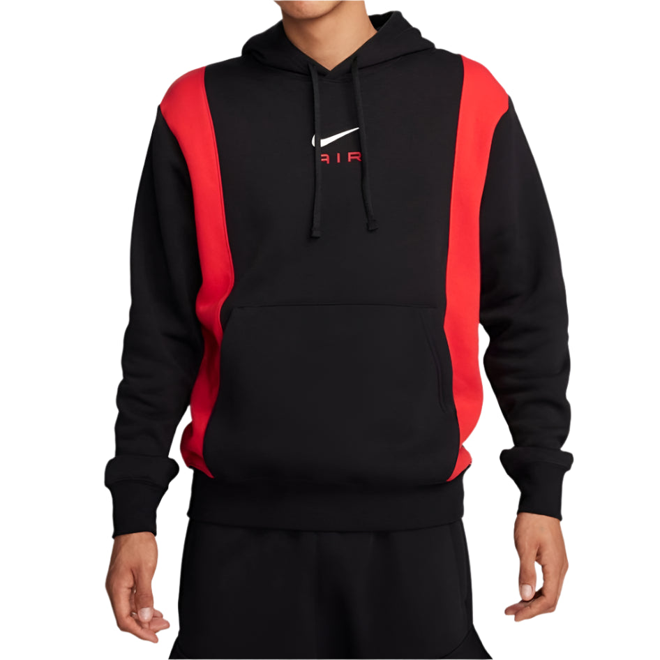 Nike NSW Air Po Hoodie Fleece "Fekete" Férfi Kapucnis Pulóver