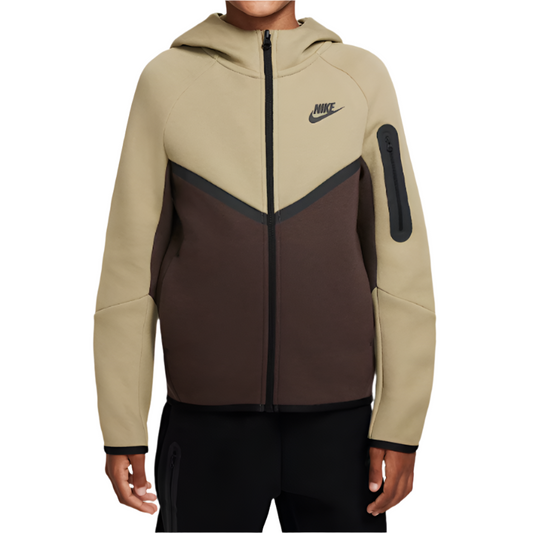 Nike Tech Fleece Full Zip "Barna/Oliva/Fekete" – Gyerek Melegítőfelső