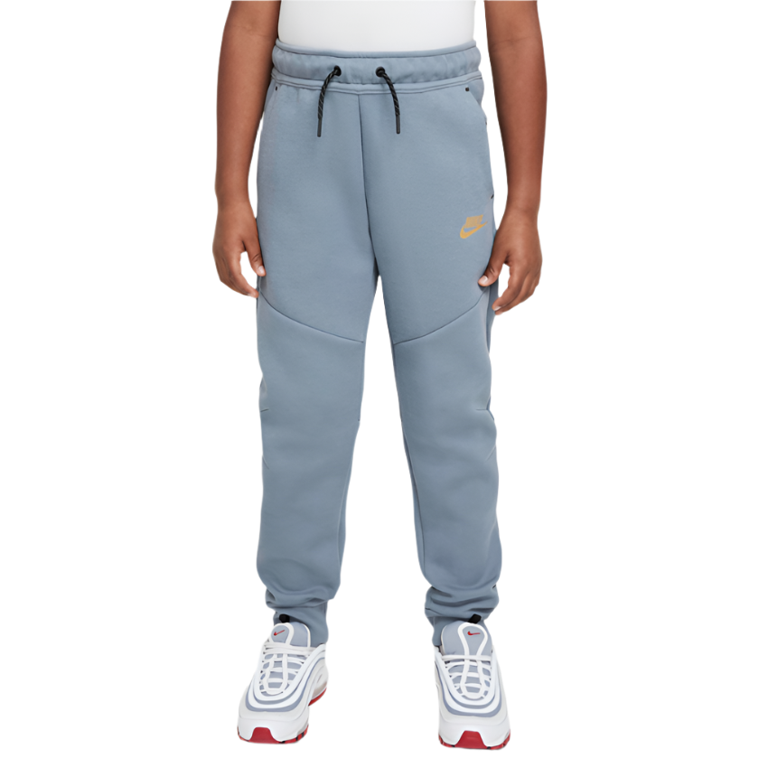 Nike Sportswear Tech Fleece "Szürke/Metal/Fekete" – Gyerek Melegítőnadrág