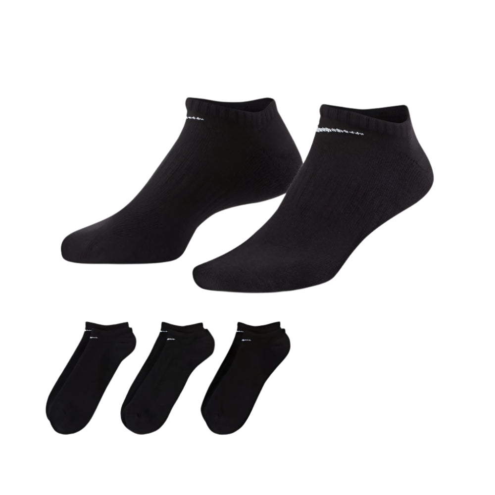 Nike Everyday párnázott "Fekete" Titokzokni (3 Pár)