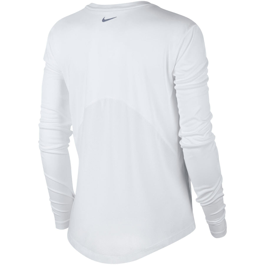 Nike W NK MILER TOP "Fehér" Női Hosszú Ujjú Póló