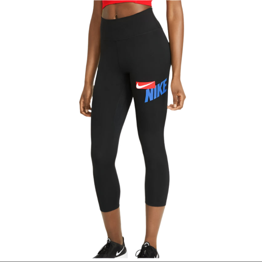Nike W NIKE ONE CROP "Fekete" Leggings