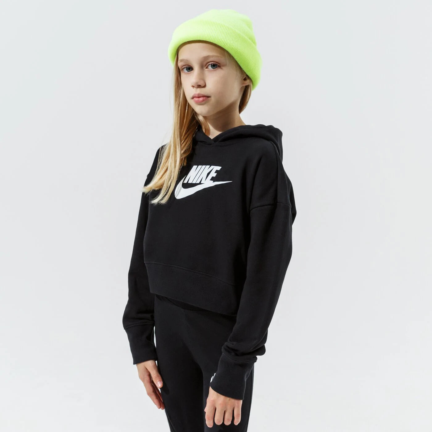 Nike NSW CLUB FT CROP Gyermek Pulóver