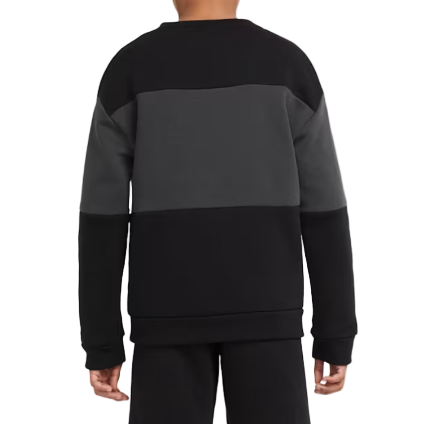 Nike Sportswear French Terry "Fekete/Szürke" Gyerek Pulóver