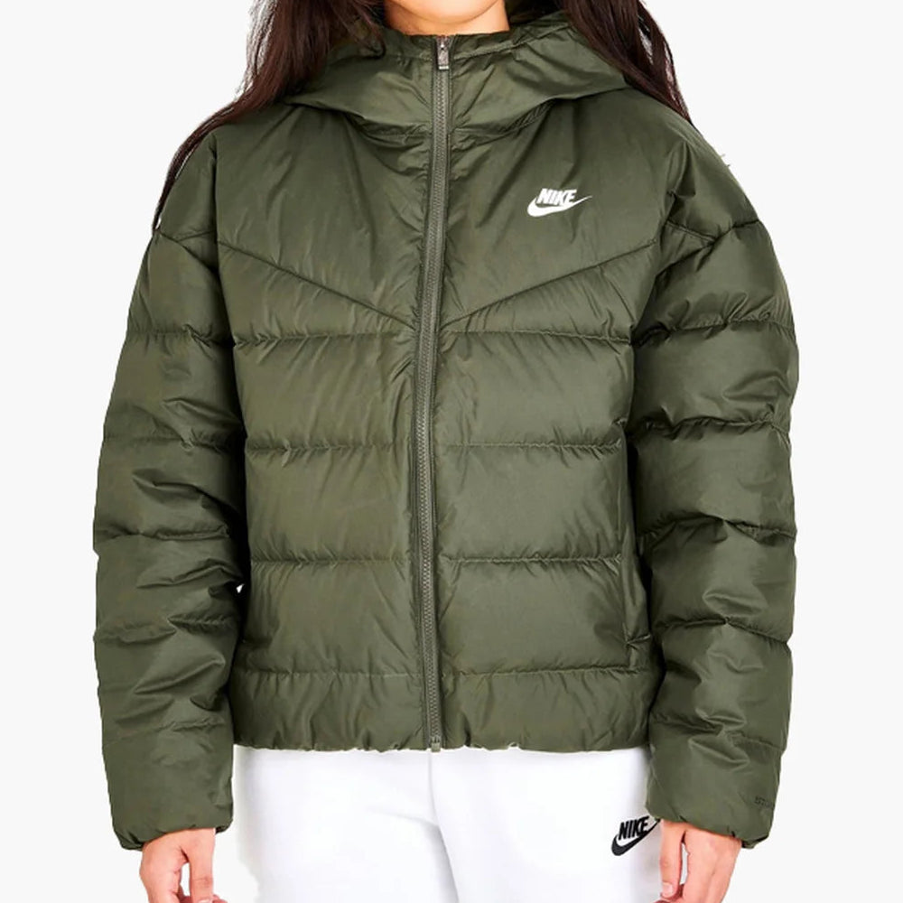 Nike Sportswear Storm-Fit Windrunner Down Hooded "Zöld" Női Kabát