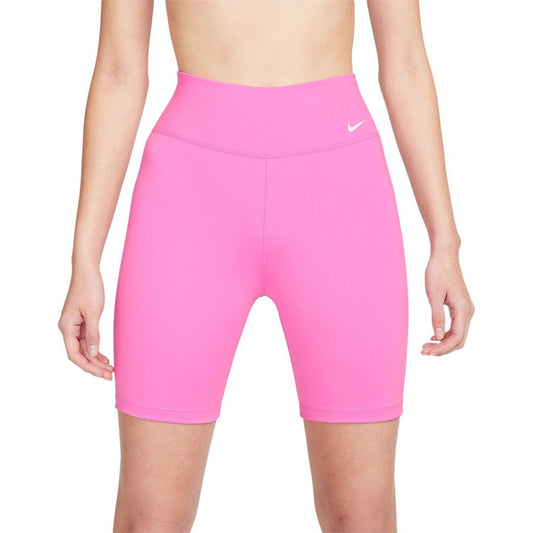 Nike One Mid Rise 7 hüvelykes Short rózsaszín/fehér" Női Rövidnadrág