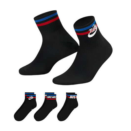 Nike Everyday Essential "Fekete" (3 pár) Bokazokni