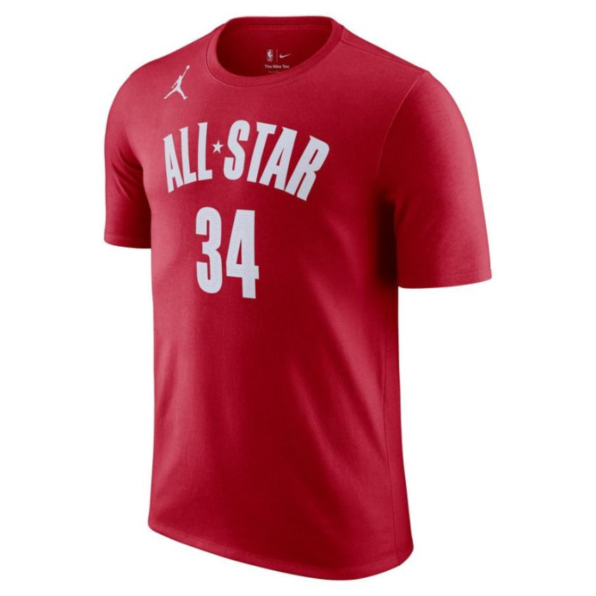 Jordan NBA All-Star Giannis Antetokounmpo Tee "Gym Red" Férfi Póló