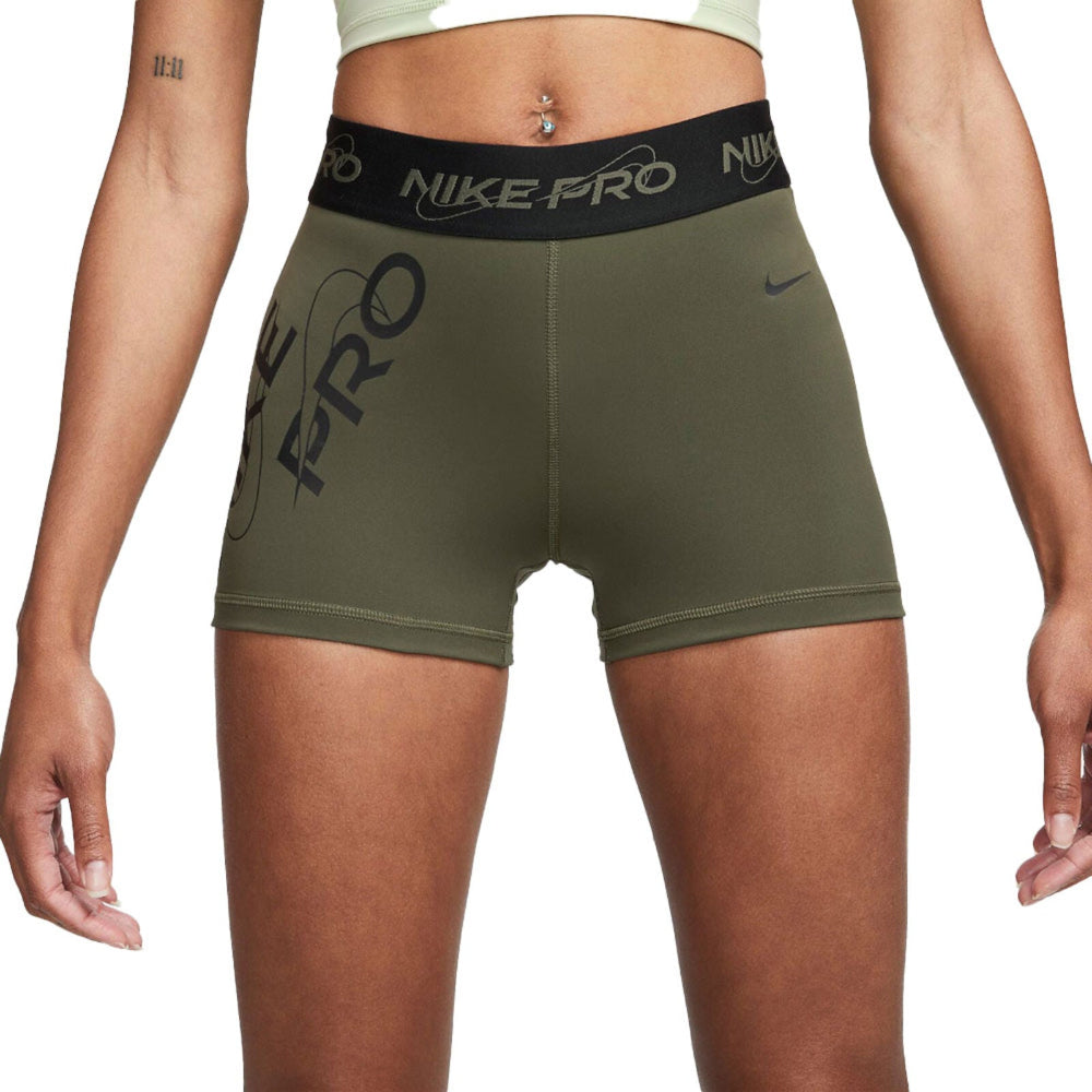 Nike Pro Mid-Rise 3" Graphic Short 8cm