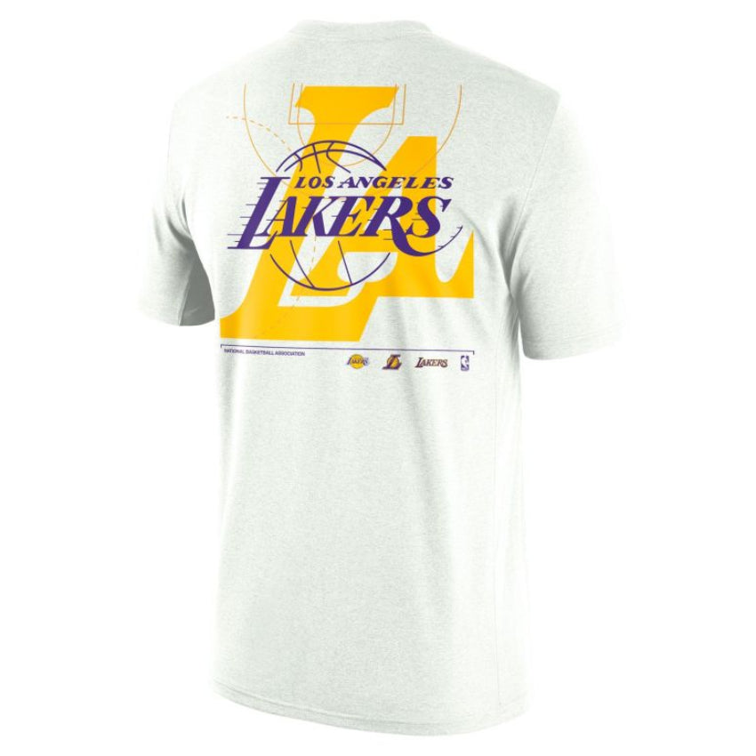 Nike NBA Los Angeles Lakers Essential Fehér Férfi Póló