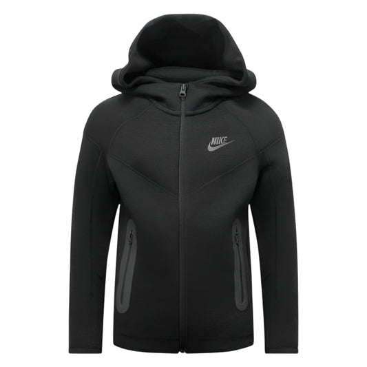 Nike Tech Fleece Full Zip "Fekete" Gyerek Melegítőfelső