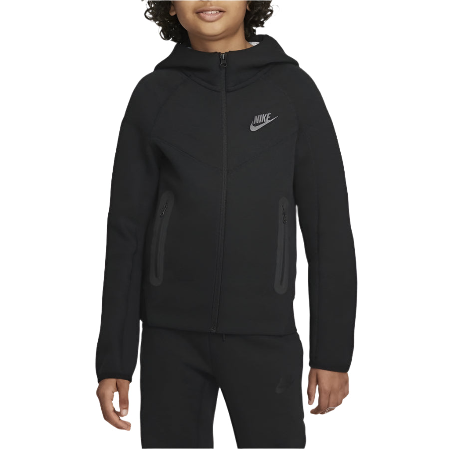 Nike Tech Fleece Full Zip "Fekete" Gyerek Melegítőfelső