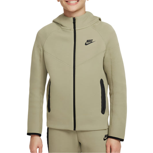 Nike Tech Fleece Full Zip "Oliva" Gyerek Melegítőfelső