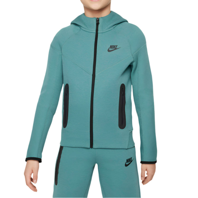 Nike Tech Fleece Full Zip "Zöld" Gyerek Melegítőfelső