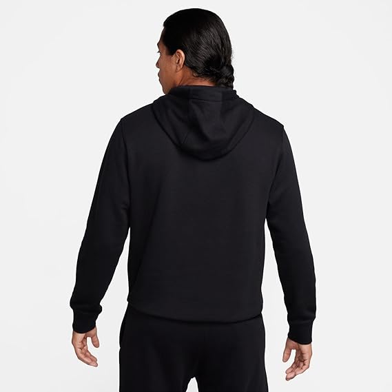 Nike Club Fleece History kapucnis fekete pulóver