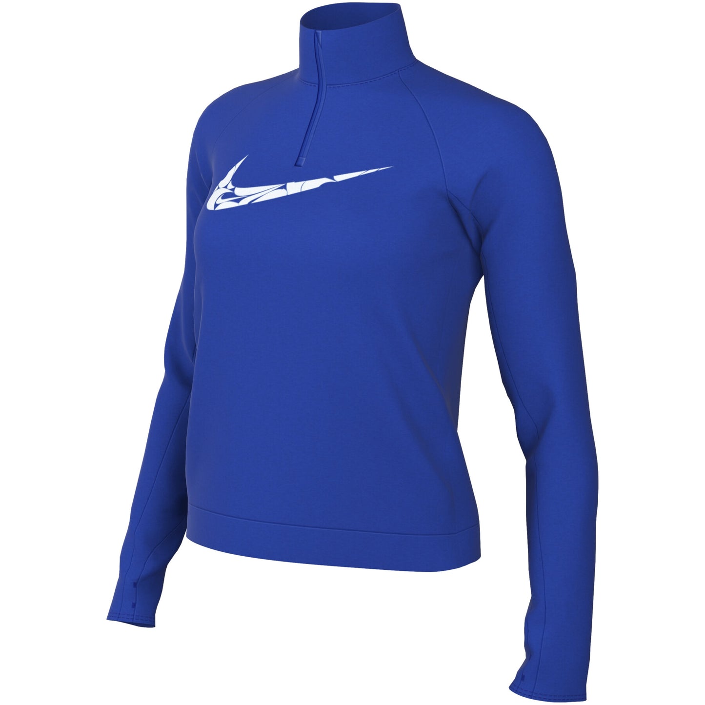 Nike Swoosh Dri-FIT Rövid Cipzáras "Kék" Női Aláöltözet