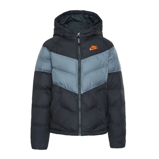 Nike Sportswear szintetikus töltetű kapucnis "Szürke" Gyerek Kabát