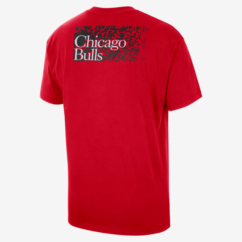 Nike NBA Max90 Chicago Bulls Piros Férfi Póló