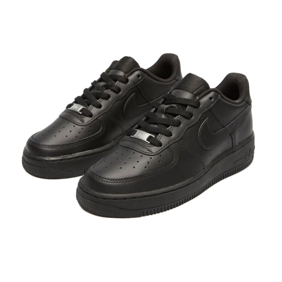 Nike Air Force 1 LE GS "Triple Black" utcai cipő