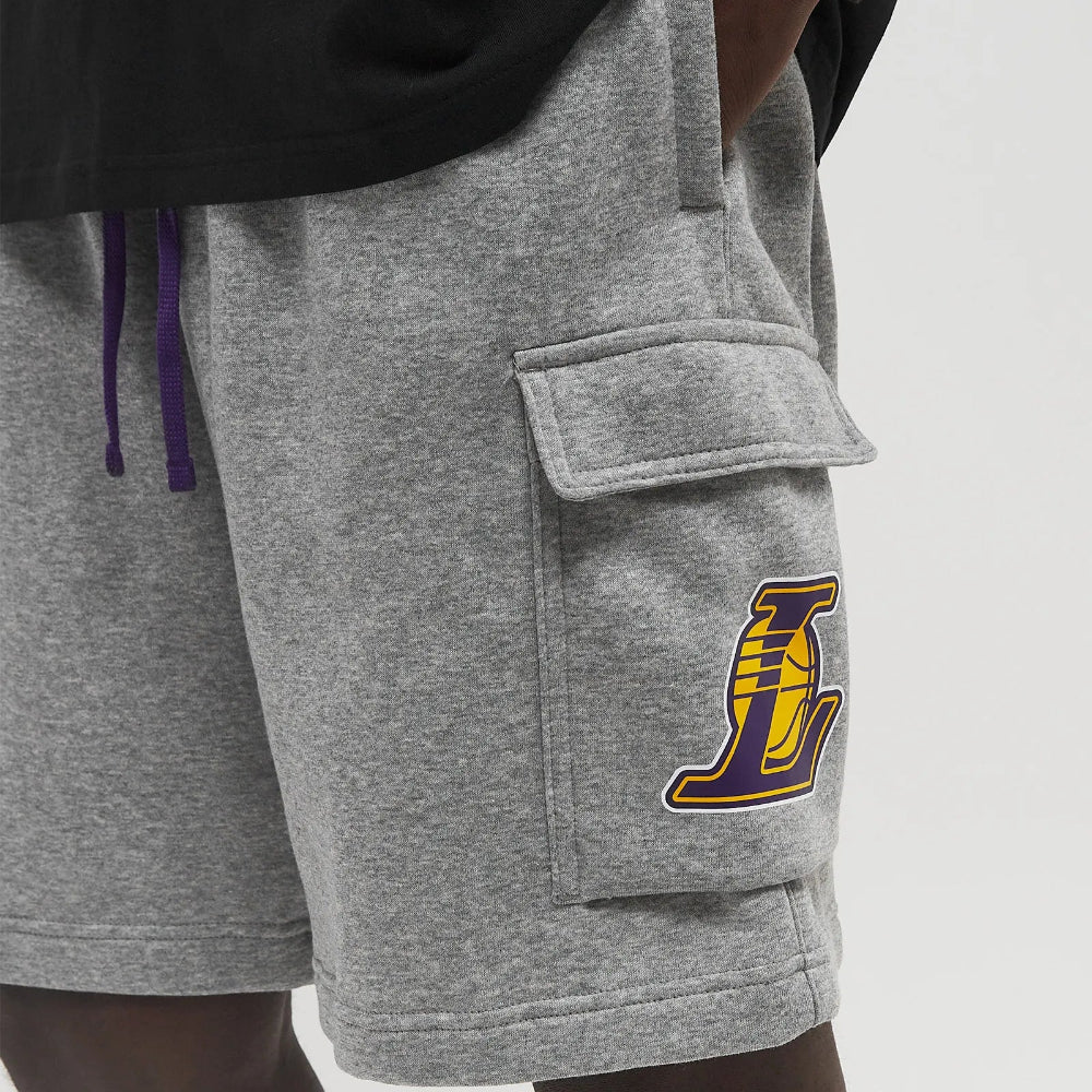 Nike NBA Cargo  Los Angeles Lakers Club Short "Szürke" Férfi Rövidnadrág