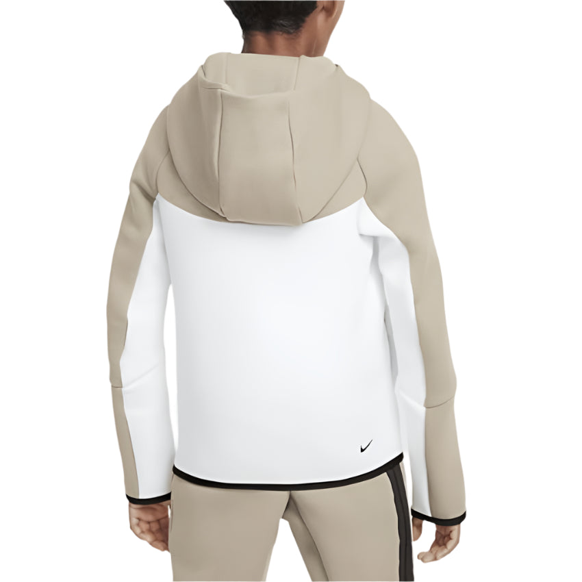 Nike Sportswear Tech Fleece "Khaki/Fehér" Gyerek Pulóver