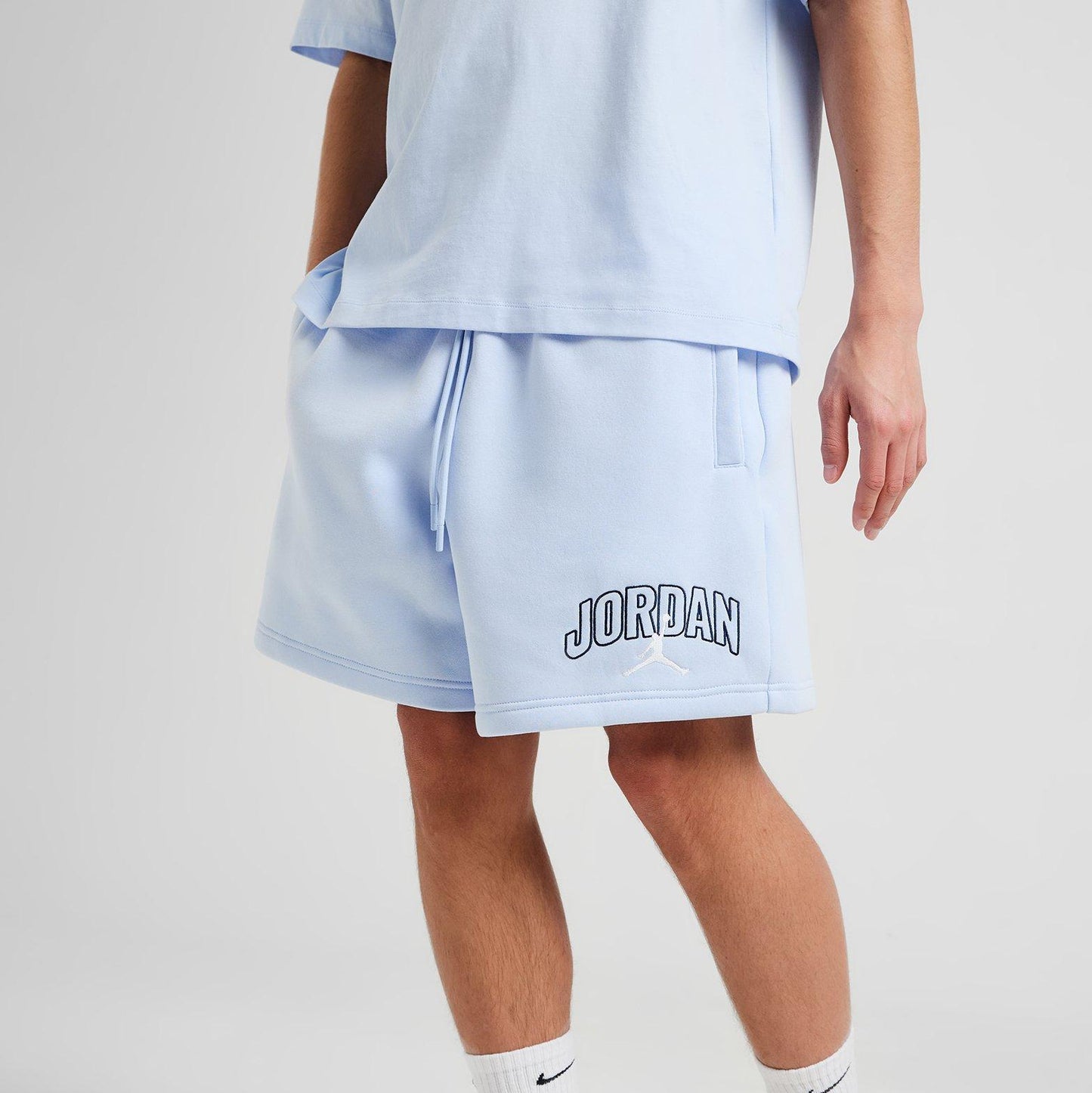 Jordan Brooklyn Fleece Wordmark Logo Oversized Férfi Rövidnadrág