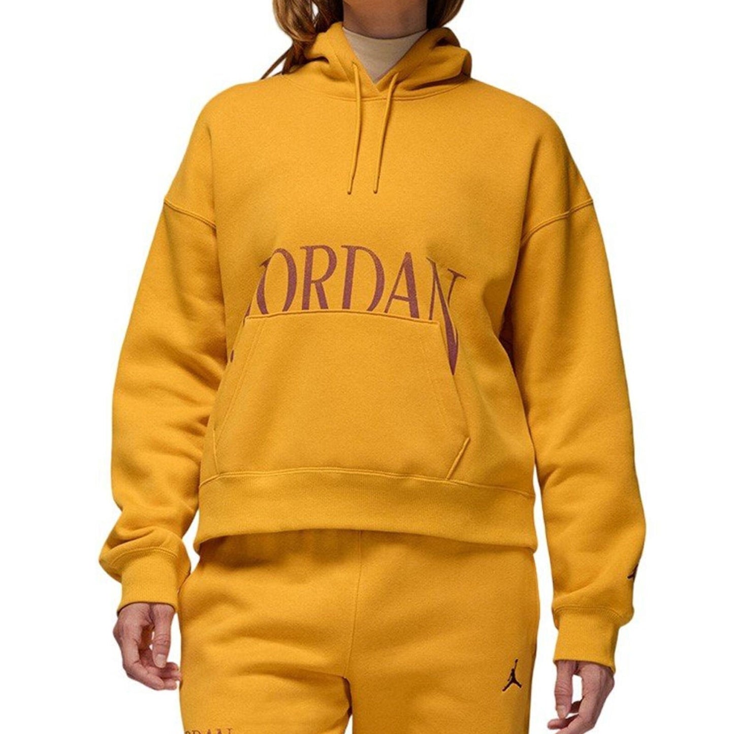 Jordan Brooklyn Fleece Női pulóver sárga - Golyó Sport