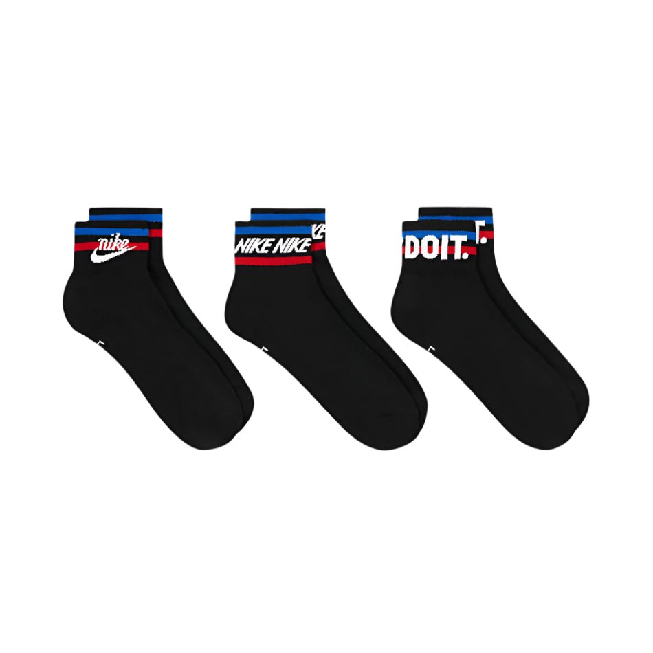 Nike Everyday Essential "Fekete" (3 pár) Bokazokni - Golyó Sport