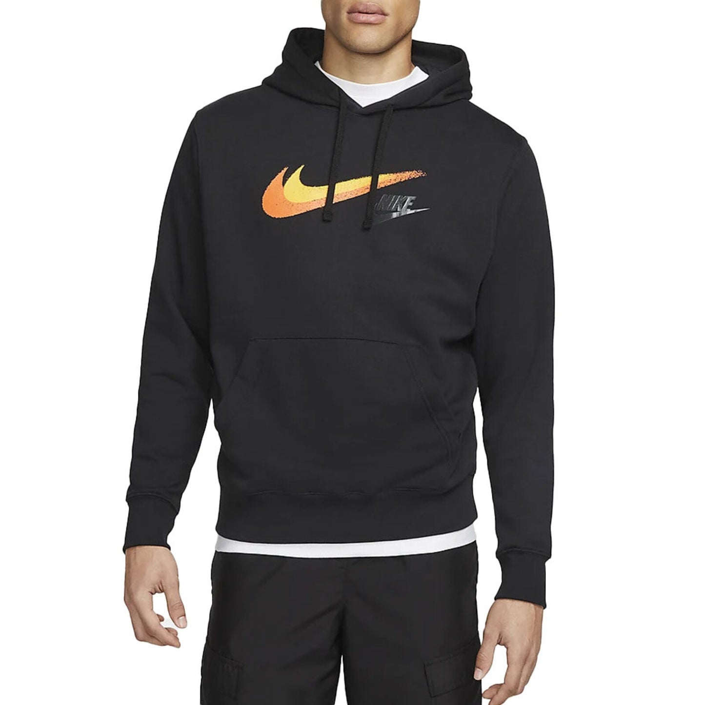 Nike Sportswear kapucnis Fekete Férfi Pulóver - Golyó Sport