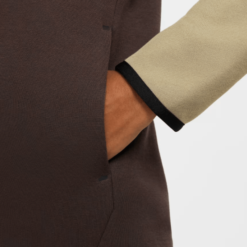 Nike Tech Fleece Full Zip "Barna/Oliva/Fekete" – Gyerek Melegítőfelső - Golyó Sport