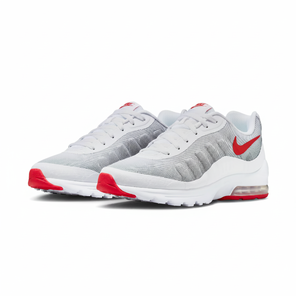 Nike Air Max Invigor White / University Red / Wolf Grey