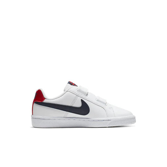 Nike Court Royale (ps) gyerek fehér bőr utcai cipő White/Blue/Red