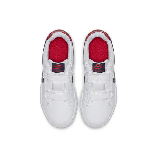 Nike Court Royale (ps) gyerek fehér bőr utcai cipő White/Blue/Red