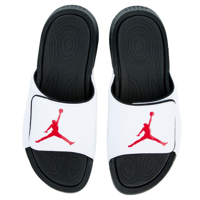 Jordan Hydro 6 "Fehér/Fekete/Piros" Férfi Papucs