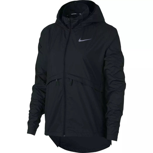 Nike W NK ESSNTL JKT SSNL "Fekete" kapucnis Női dzseki