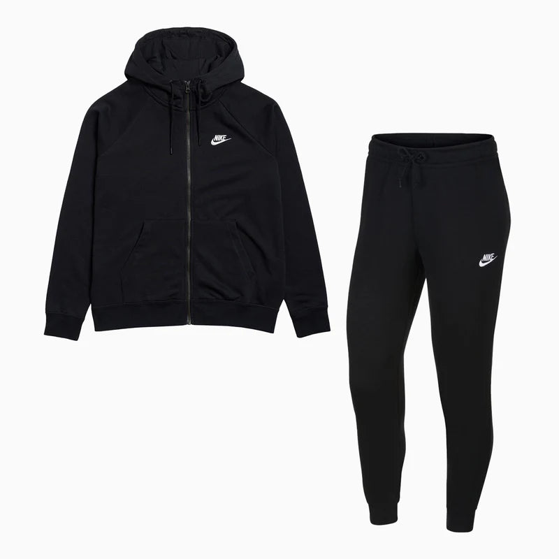 Nike Sportswear Club full zip "Fekete" Női Pamut Melegítő szett