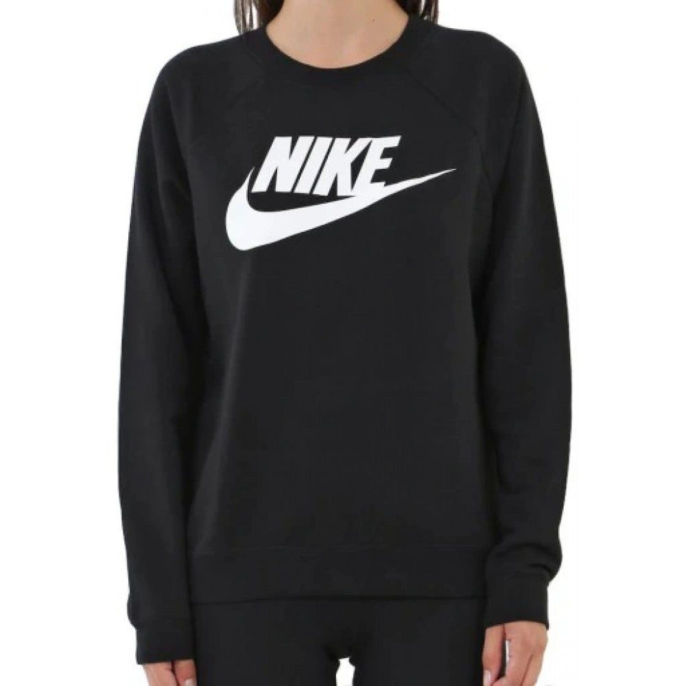 Nike Sportswear W NSW CLUB FLC CREW FEKETE NŐI PULÓVER