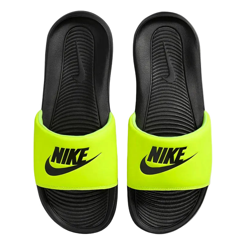 Nike Victori One "Black/Volt/Black" Férfi Papucs